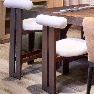 Bolster-Back Dining Chair