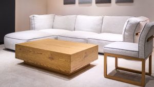 Bouclé sectional sofa by THG