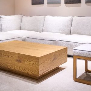 Bouclé sectional sofa by THG