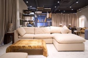 L-shaped corner sofa by THG