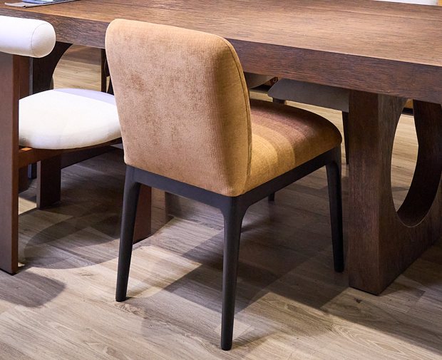Upholstered dining chair by THG