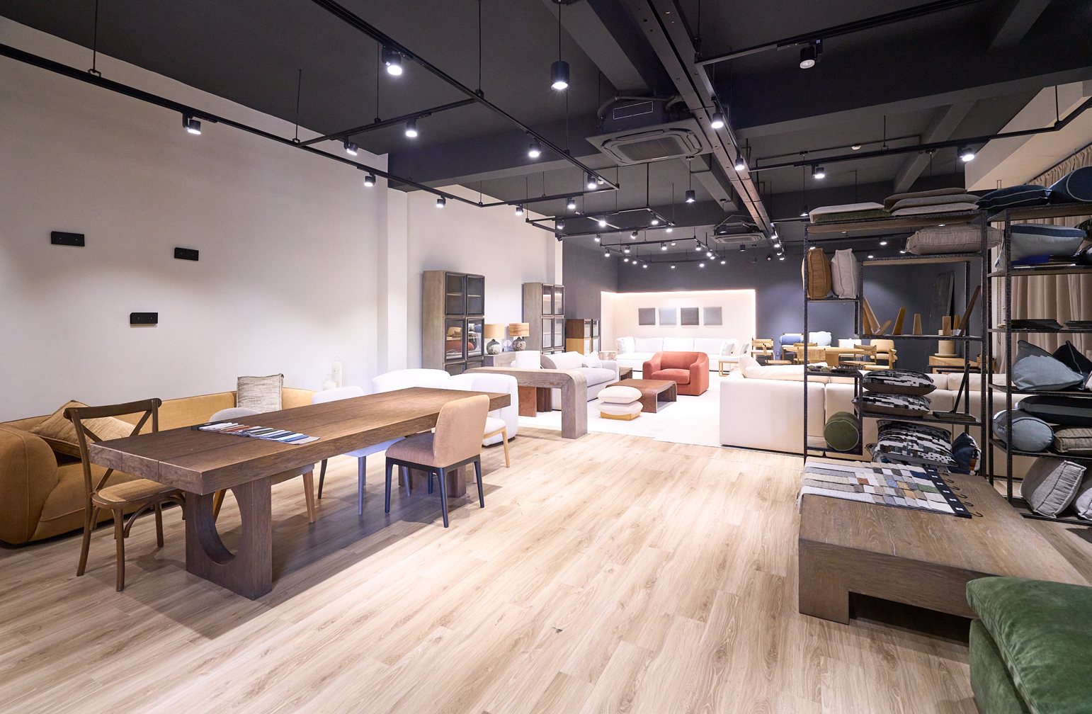 THG showroom sofa and furniture collection
